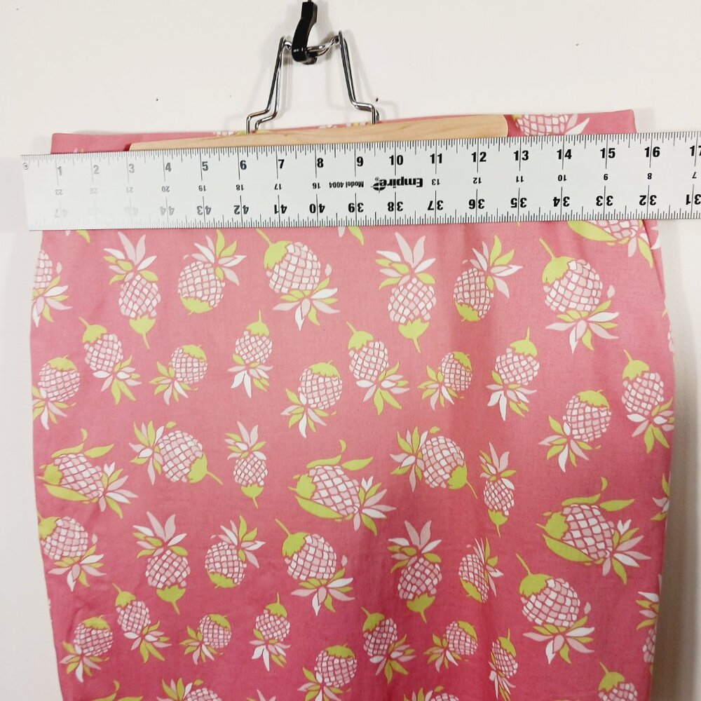 Brooks Brothers 346 Pink Pineapple Stretch Skirt, Size 8, Classic, Preppy, Golf - Picture 8 of 12